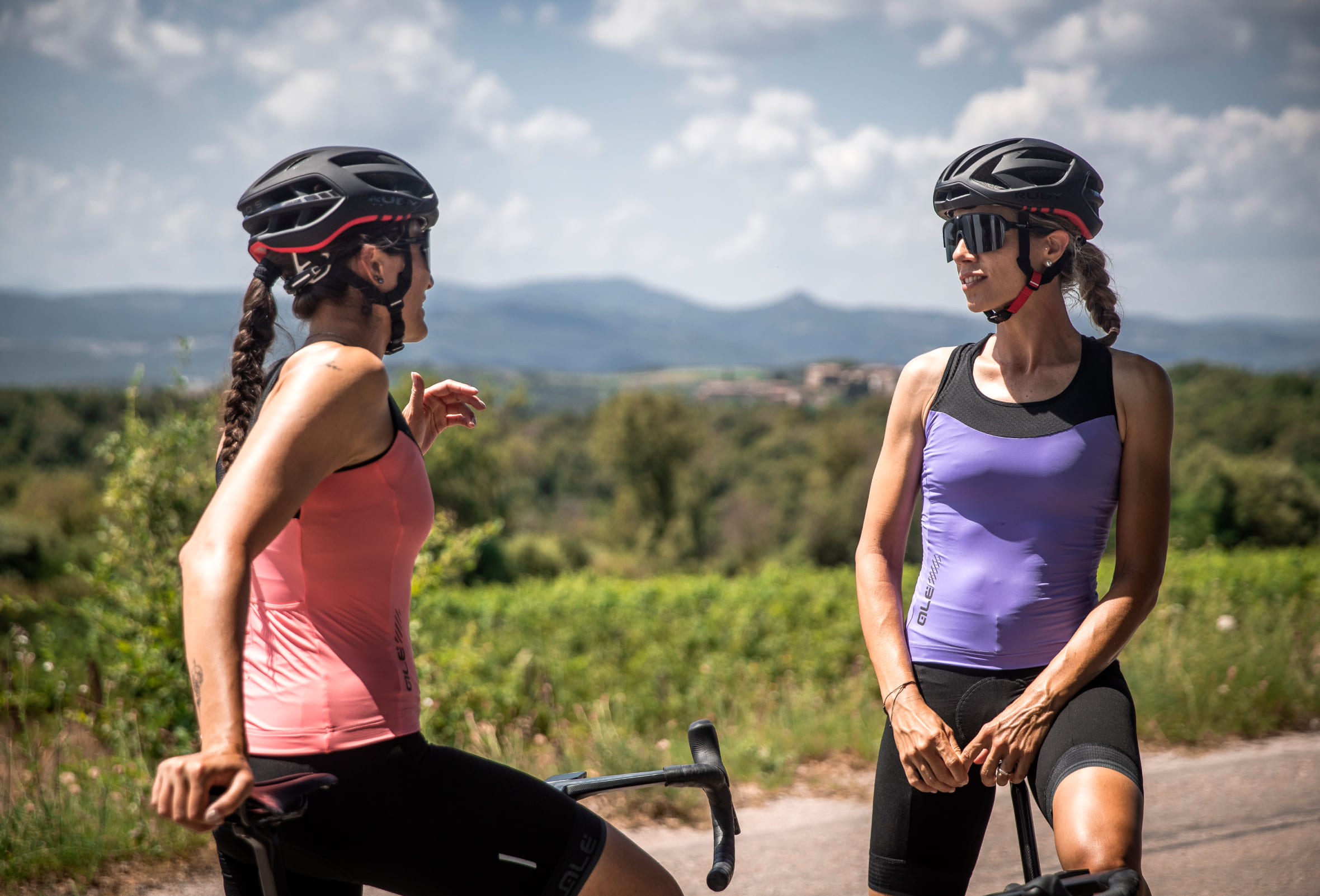 Koszulka rowerowa damska Alé Cycling Solid Color Block Tank Top